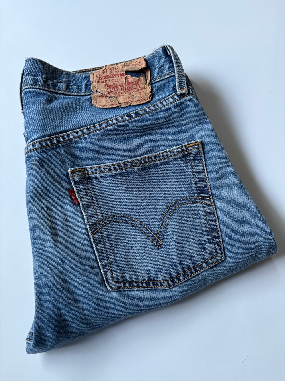 Levi's 501 button fly Men's Vintage Straight Leg Jeans 33 waist/34 inseam